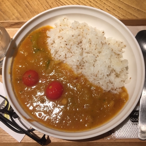「ゴーヤと豚肉の沖縄風カレー」@Soup Stock Tokyo ルミネ池袋店の写真