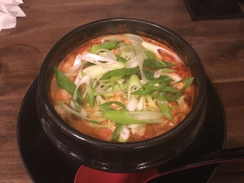 「赤ホルモン」@ホルモンらーめん 8910 白寿 北新地店の写真