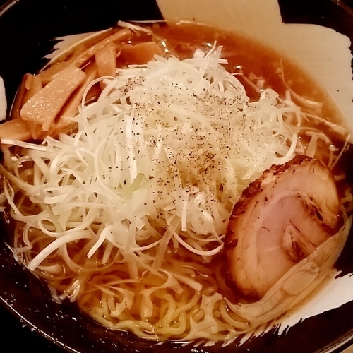 「ねぎらーめん　７３０円」@麺屋悠来の写真