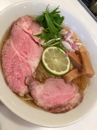 「【限定】冷た〜い煮干しそば ￥800」@麺や 彩～iro～の写真