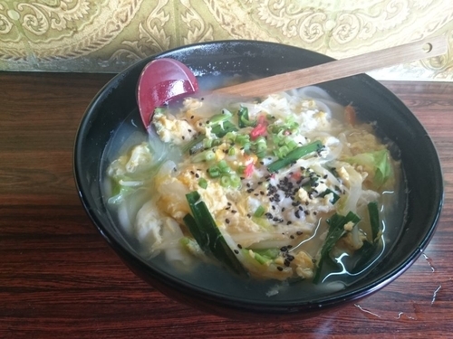「塩玉子とじうどん」@にし川の写真