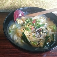 塩玉子とじうどん