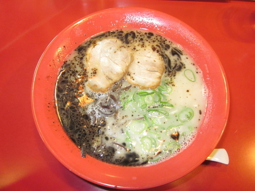 「熊本黒ラーメン　４８０円」@ラーメン 赤組の写真