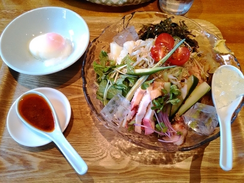 「6月限定 煮干し冷やし中華」@麺や Gochiの写真