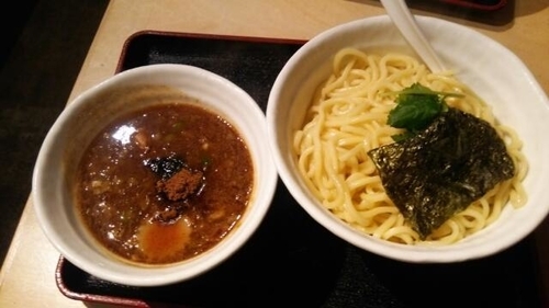 「濃厚魚介つけめん(大盛)」@つけめん 蕾 本家の写真