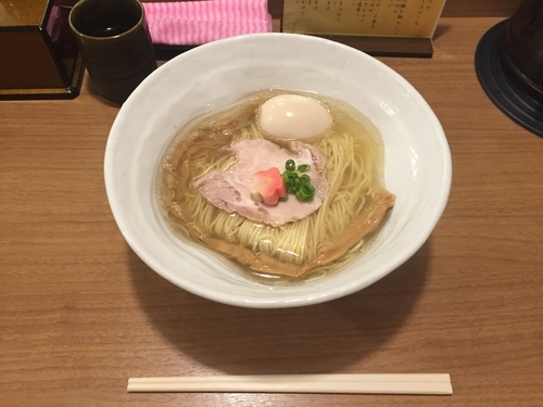 「鯛塩そば＋味玉」@鯛塩そば 灯花 本店の写真