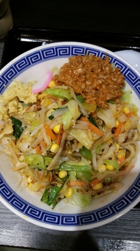 「汁なし冷やし担タンメン(限定)」@東京タンメン トナリ 東京ラーメンストリート店の写真