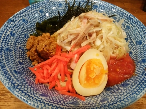 「ネギ味噌冷やし中華」@麺や 蒼輝 AOIKAGAYAKIの写真