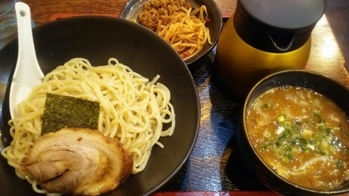 「味噌つけ麺 大盛 辛口」@とんこつらーめん つけめん 鋼 HAGANEの写真