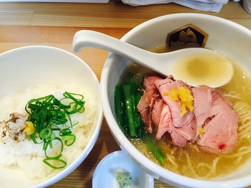 「真鯛らーめん雑炊セット（1000円）」@真鯛らーめん 麺魚の写真