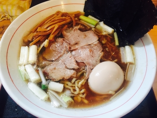 「中華そば＋味玉（750+100円）」@中華そば 葉山の写真