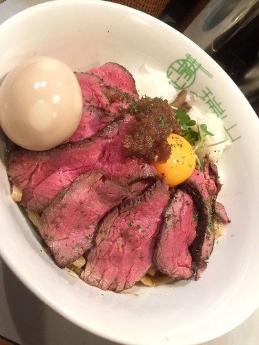 「【期間限定】ローストビーフのあえそば＊スタンプラリーで無料」@中華蕎麦 瑞山（ZUIZAN）の写真