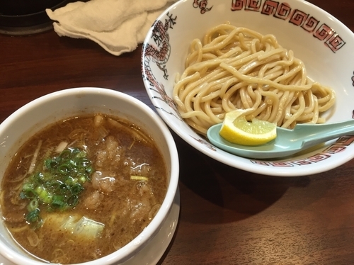 「牛ホルモンつけ麺」@つけめん ちっちょの写真
