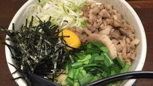 「まぜめん」@爛々亭の写真