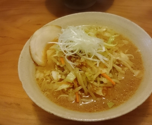「味噌ラーメン 大 810円」@豆でっぽうの写真