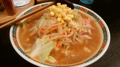 「野菜たっぷり味噌ラーメン780円」@中華そば 浜田屋 平須店の写真