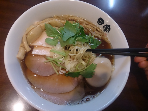 「特製煮干そば」@中華そば田家 ふくふくの写真