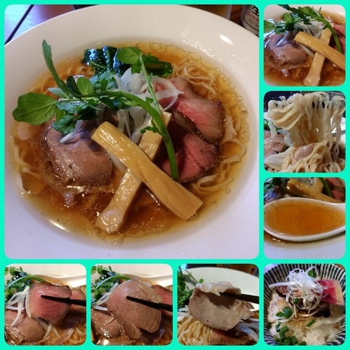 「【SR7限定】猪肉と和牛の肉そば～フォアグラ丼付き～」@寿製麺よしかわ 川越店の写真