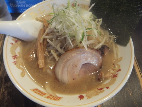 「もやしそば750円(柏ランパス4で540円)」@北海道らーめん ひむろ 我孫子店の写真