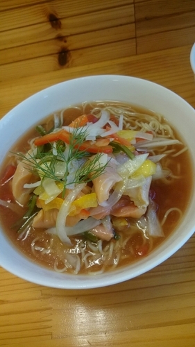 「ミル貝の冷やしラーメン  ９００円」@濃厚ラーメン じゅんの写真