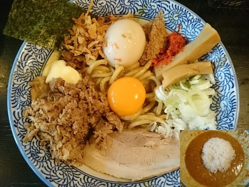 「カレーまぜそば ￥850」@狼煙 〜NOROSHI〜の写真