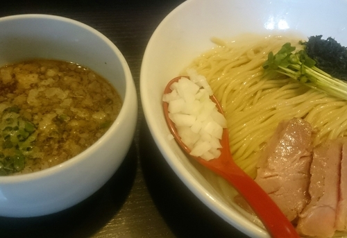 「醬油煮干しつけ麺（昼夜各１５食限定）」@麺処 夏海の写真