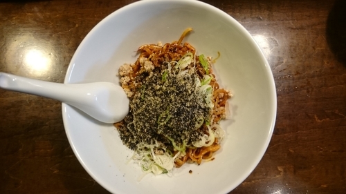 「汁なし担々麺￥800（5辛）」@濃厚担々麺・らーめんつけめん 仁の写真
