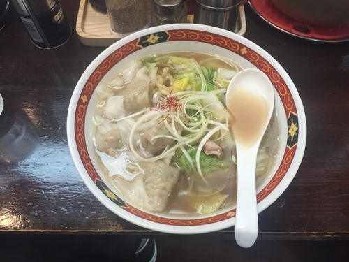 「塩ワンタン麺」@わんたんめんの店 しお福の写真