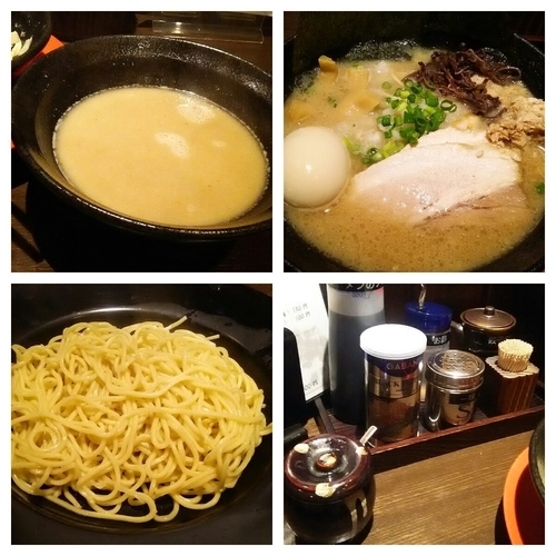 「豚骨ラーメン＋替玉×４回」@関東極濃豚骨らぁめん 葉隠～HAGAKURE～の写真