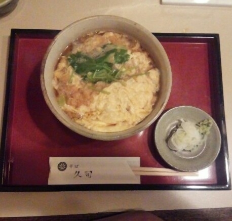 「たぬきとじ730円麺パス仕様540円」@そば久司の写真
