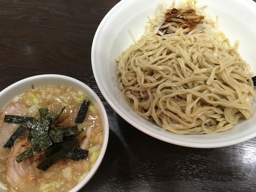 「濃厚塩つけ麺 大盛り 野菜少なめ 甘目」@ラーメンいつきの写真