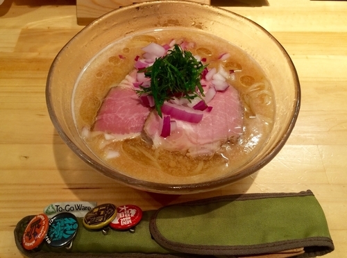 「南高梅のとろまろ冷やしラーメン」@ふく流らーめん轍 総本家 寺田町店の写真