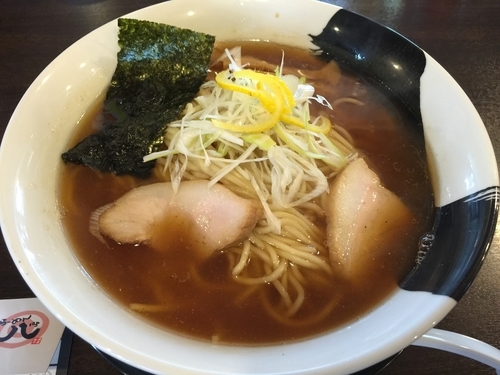 「朝らーめん（大盛）」@煮干し中華 八の写真