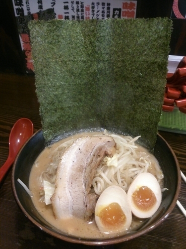 「味玉味噌ラーメン」@味噌専門ラーメン 力太商店の写真