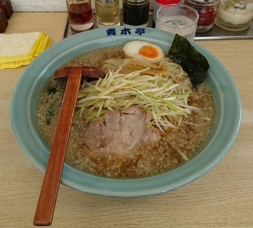 「ネギラーメン (中)」@ラーメン青木亭 せんげん台店の写真