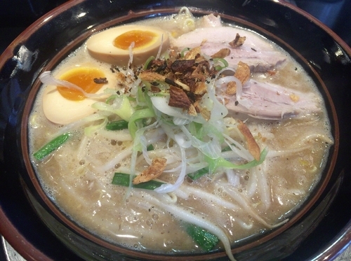 「味玉ラーメン」@豚骨味噌ラーメン じゃぐら 野方本店の写真