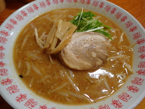 「味噌らーめん」@らーめん 紺やの写真