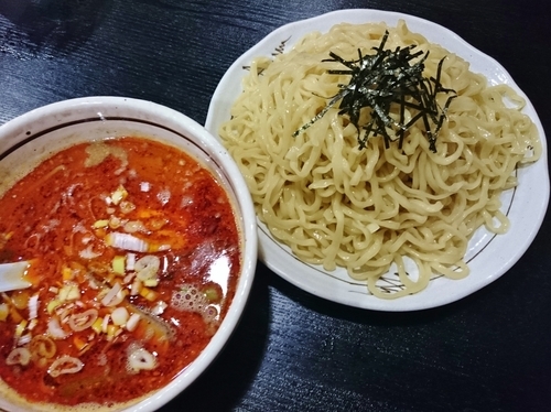 「担々つけ麺（大盛・激辛） 890円」@桃天花の写真