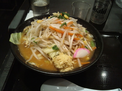 「味噌タンメン」@東京タンメン トナリ 東京ラーメンストリート店の写真