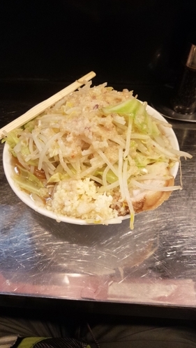「ミニラーメン650円+豚1枚70円」@らーめん虎丸 川口店の写真