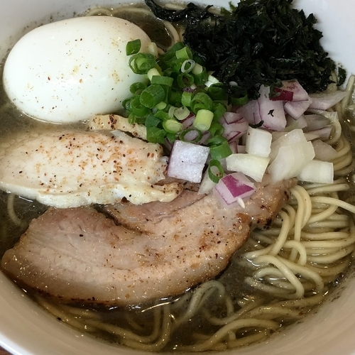 「淡麗味玉煮干し中華蕎麦」@煮干し中華蕎麦 山崎の写真
