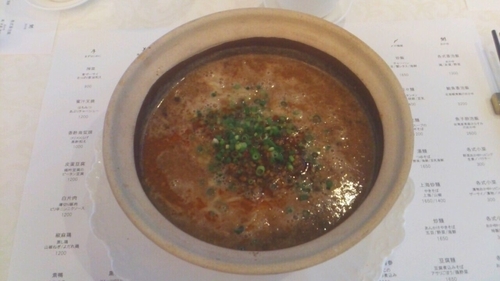 「白胡麻風味のうま辛担々麺_1300円」@トゥーランドット 臥龍居の写真