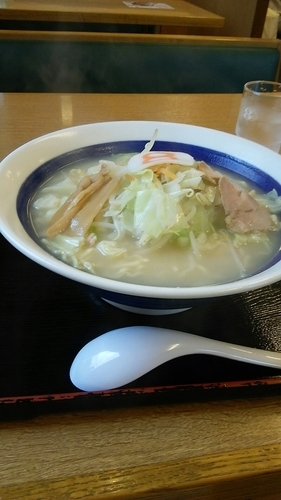 「野菜ラーメン塩　大盛」@8番ラーメン 小松店の写真