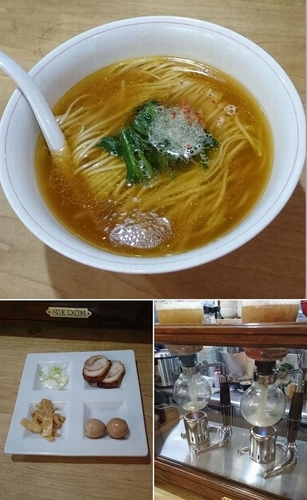 「稲庭中華そば」@本枯中華そば 魚雷の写真