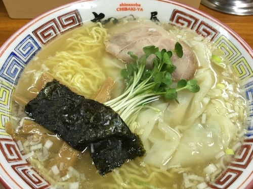 「海老塩ワンタンそば¥930」@ちばき屋 葛西店の写真