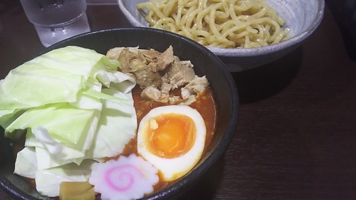 「【限定】豚辛つけめん（並）￥820」@らぁ麺 一歩の写真