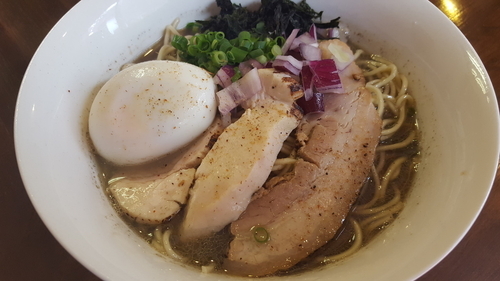 「淡麗味玉煮干し中華蕎麦」@煮干し中華蕎麦 山崎の写真