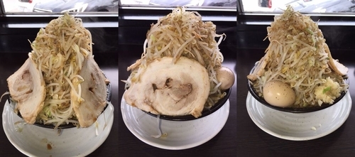 「野菜らーめん大盛り＋ポイント券でチャーシュー＋味玉。」@麺屋 一心の写真