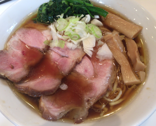 「【SR7コラボ限定】タマシャモ生姜醤油ラーメン800円」@麺や 彩～iro～の写真
