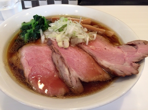 「ＳＲ７コラボリレー タマシャモ・生姜醤油ラーメン（８００円）」@麺や 彩～iro～の写真